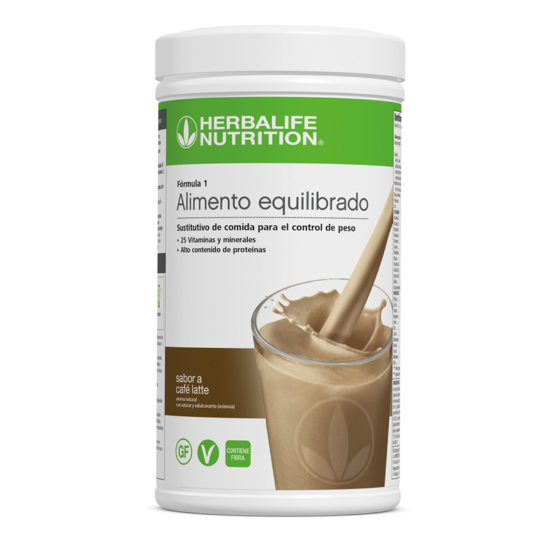 Fórmula 1 Alimento equilibrado Café latte product shot